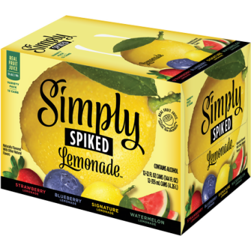 Simply Spiked Lemonade Mixer Pack 12 Cans