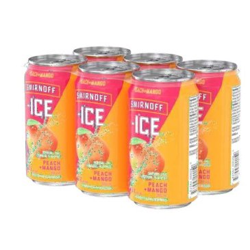 Smirnoff Ice Peach & Mango 6 Cans