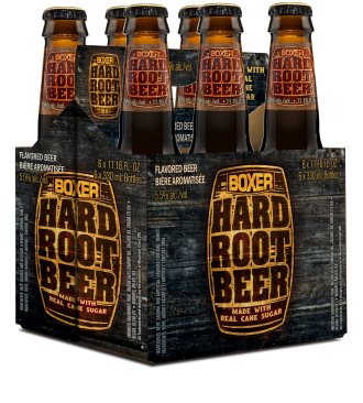 Boxer Hard Root Beer 6 Bottles