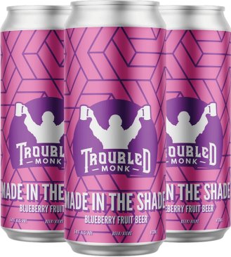 Troubled Monk Made in the Shade: Blueberry  4 Cans