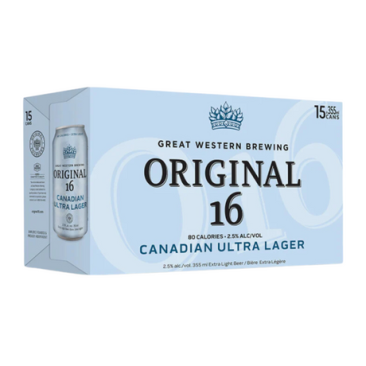 Original 16 Canadian Ultra Lager 15 Cans