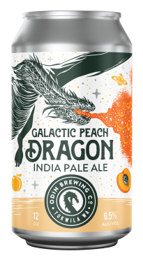 Odin Galactic Peach Dragon IPA 6 Cans