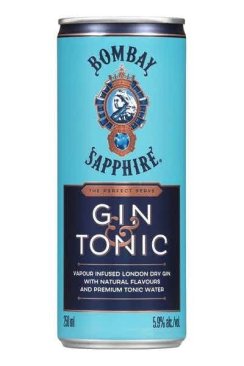 Bombay Sapphire Gin & Tonic 4 Cans