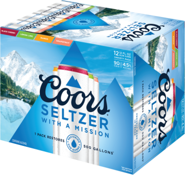 Coors Seltzer Mixer Pack 12 Cans