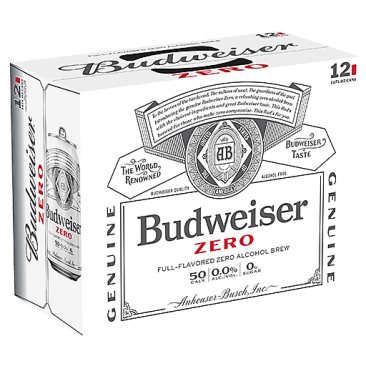 Budweiser Zero 12 Cans