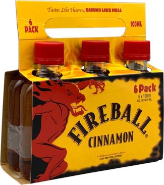 Fireball 6 Mini Bottles