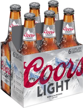 Coors Light 6 Bottles