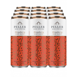 Peller Strawberry Rose Wine Spritzer 4 Cans