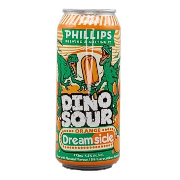 Phillips Dinosour Orange Dreamsicle 4 Cans