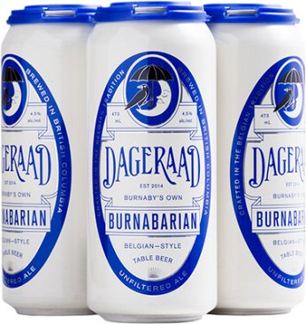 Dageraad Burnabarian Belgian Style 4 Cans